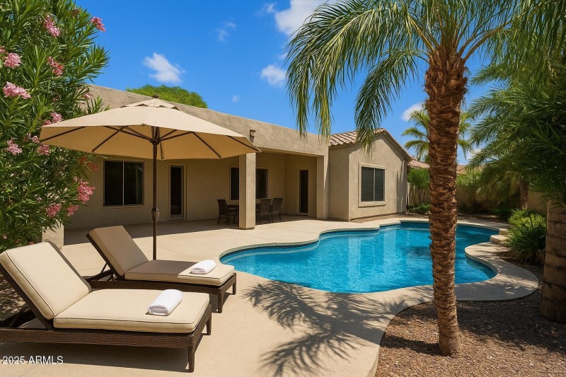 Southwest Backyard Oasis with Pool
