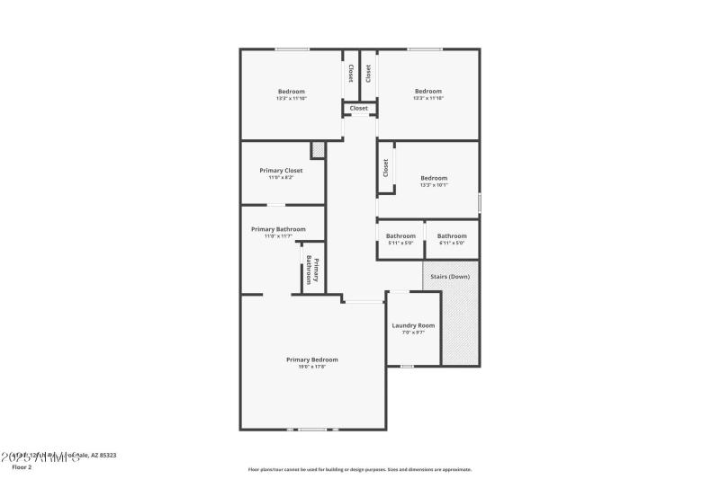 413 N 120th Avenue - Floor Plan - Second