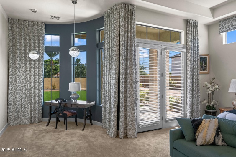 Master bedroom study