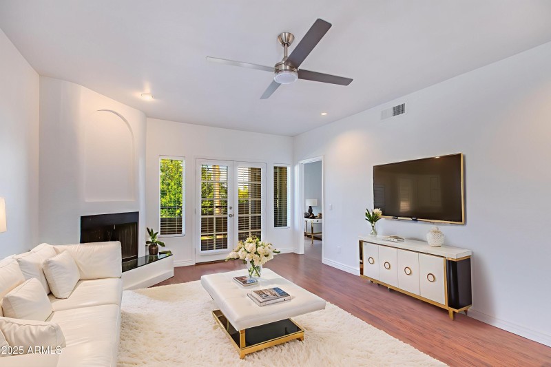 Virtually Staged Living Room