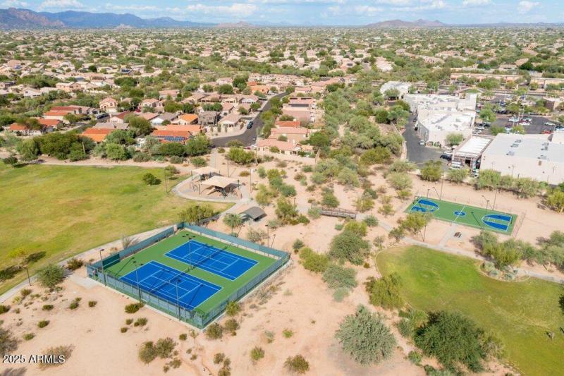 Tennis and Basketball Court View