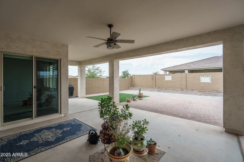 30) BACK PATIO