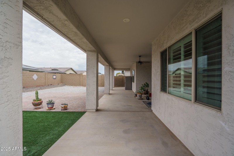37) BACK PATIO