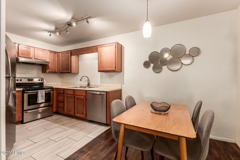 Kitchen and Eating Area