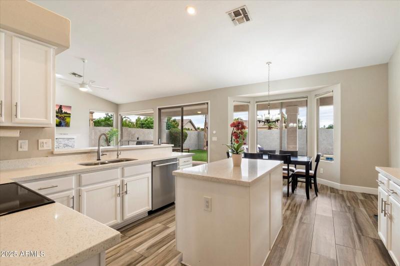 Open Kitchen to Dining + Great Room