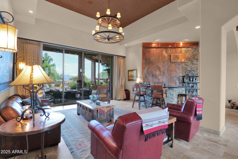 Luxury ranch-inspired front rm