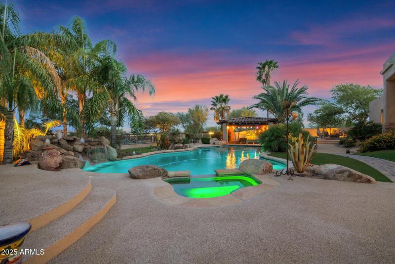 Sparkling oasis