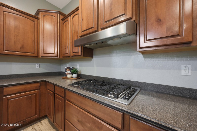 Gas stovetop
