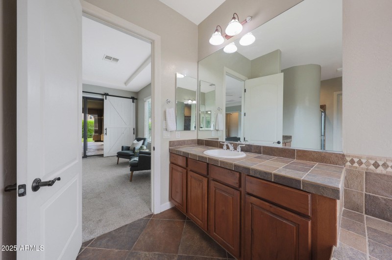 Separate vanities