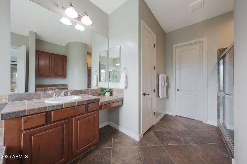 Separate vanities