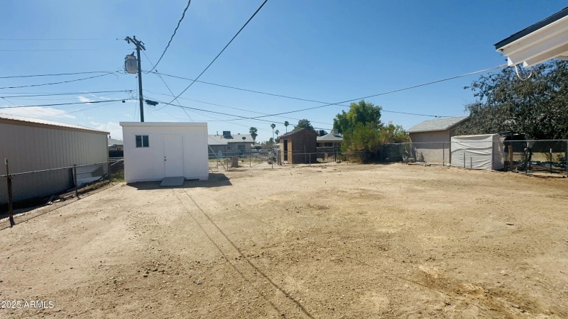 Rear backyard