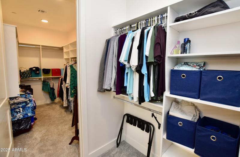 Primary HUGE Double Closet