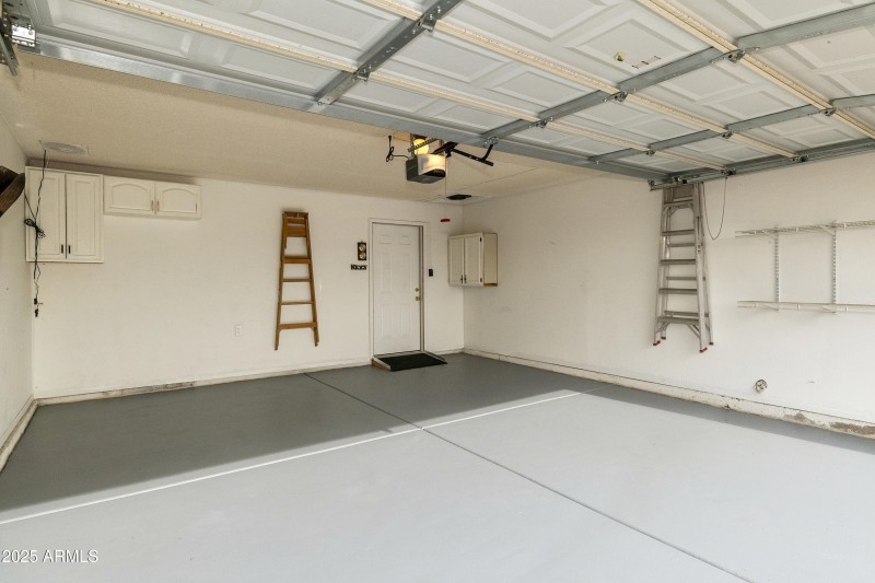 Clean 2 Car Garage