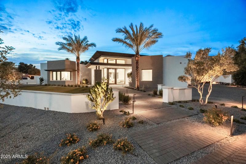 Front Exterior at night