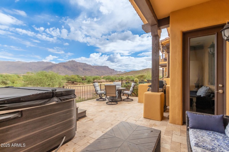 Patio Hot tub will be removed per HOA.