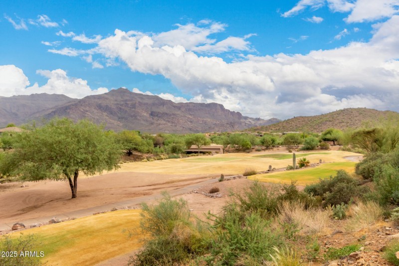 Golf course lot and view