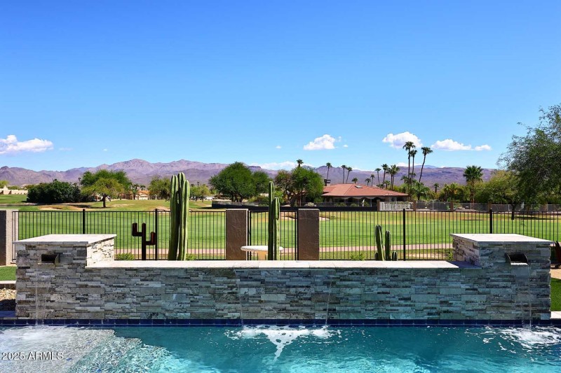 Pool Water Feature