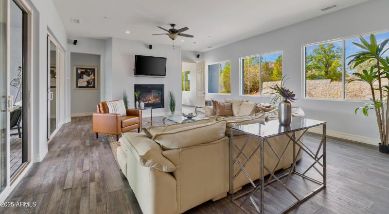 Open concept living area