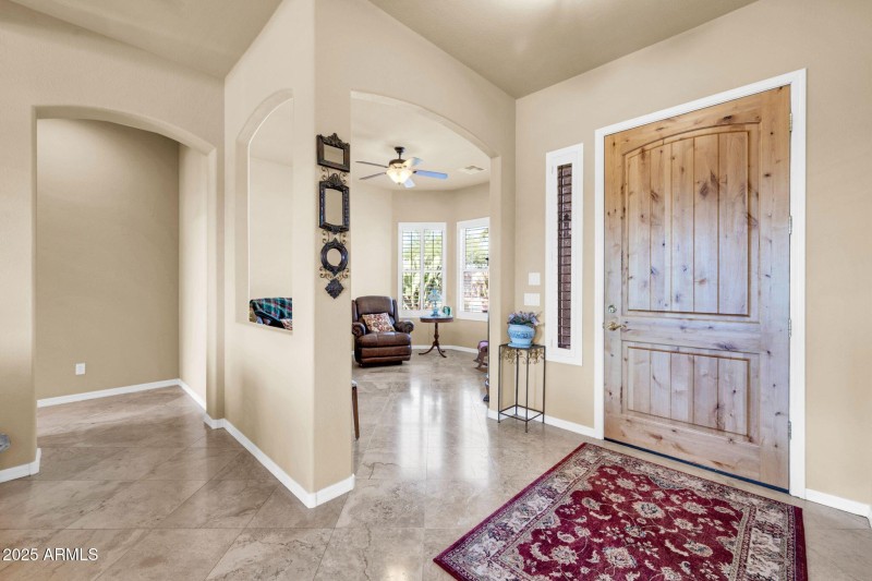 Custom Knotty Alder Front Door