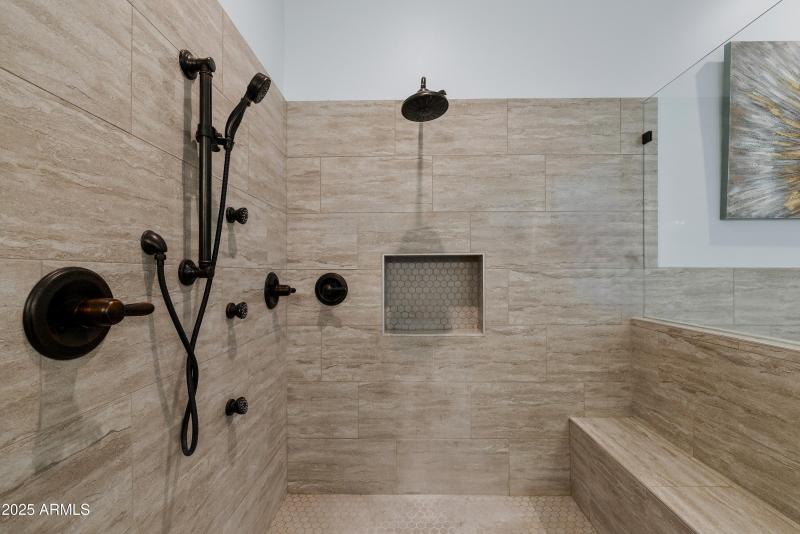 Shower feels like a room of its own!