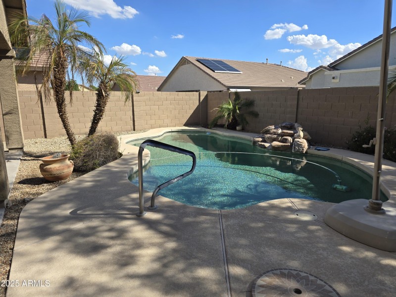 Pool With Waterfall
