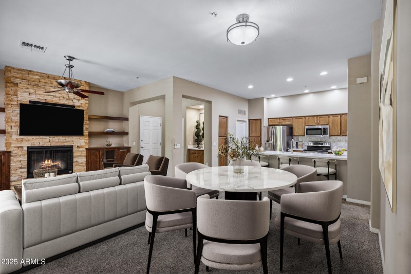 Staged Living Area
