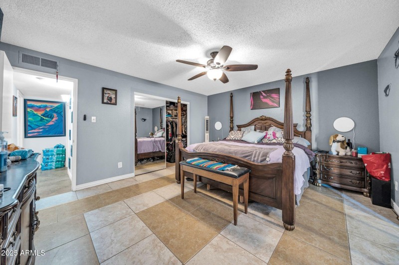 Primary with walk-in closet