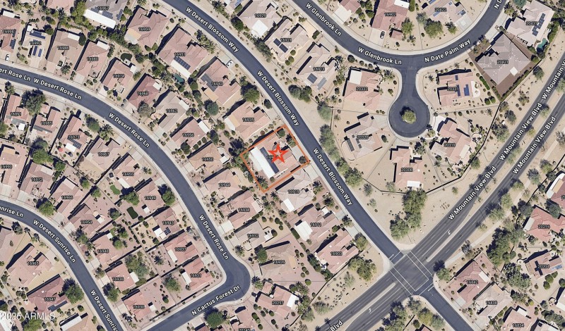 Aerial View of Home