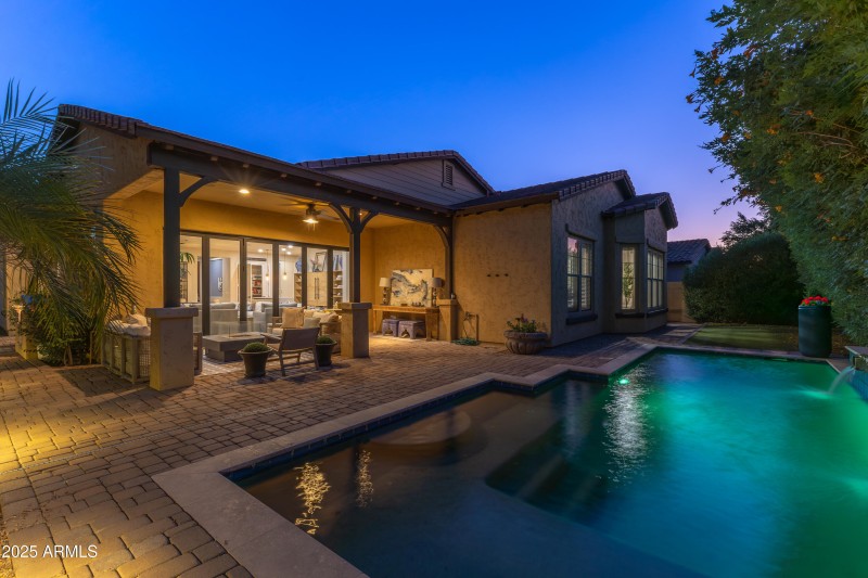 Backyard at Twilight