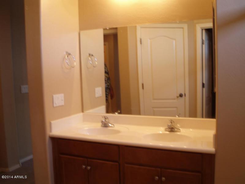 Double sinks in master suite