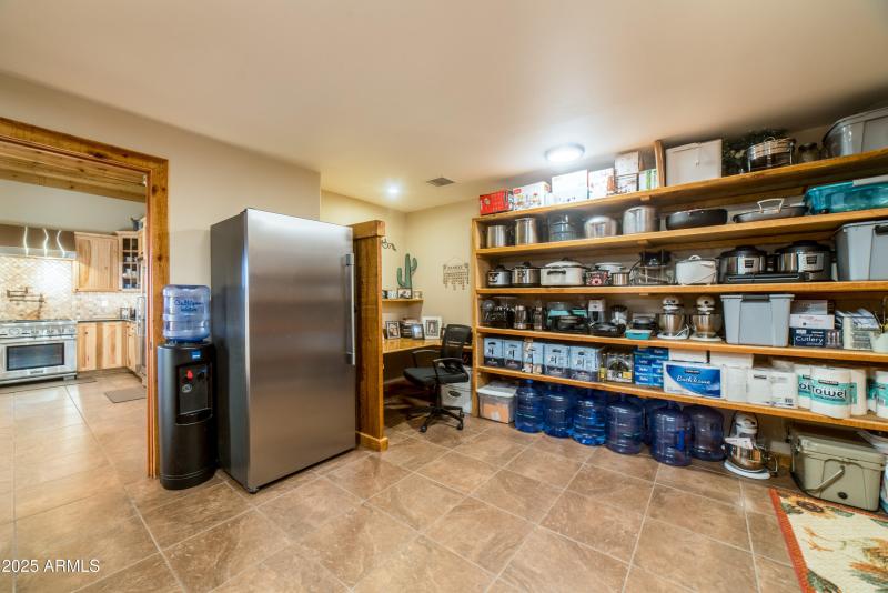 Pantry with storage