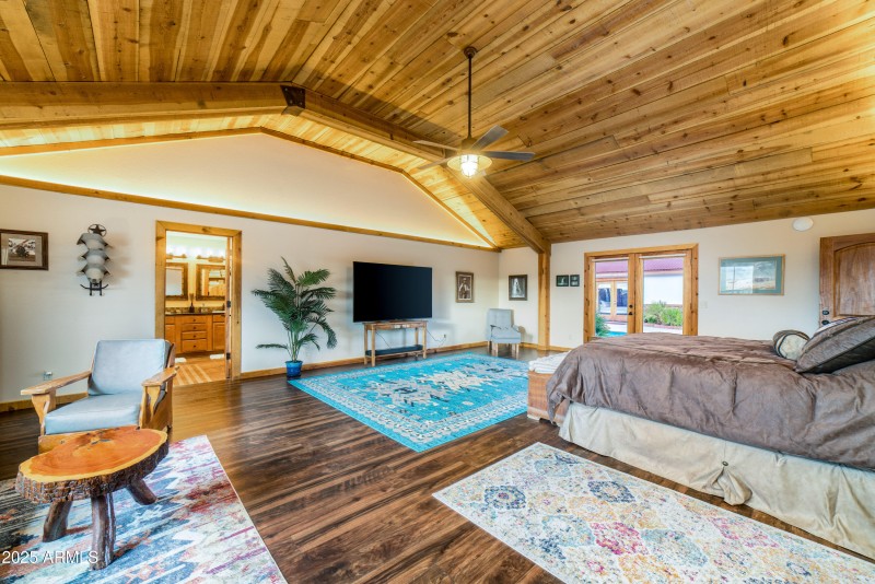 Primary bedroom, west wing.