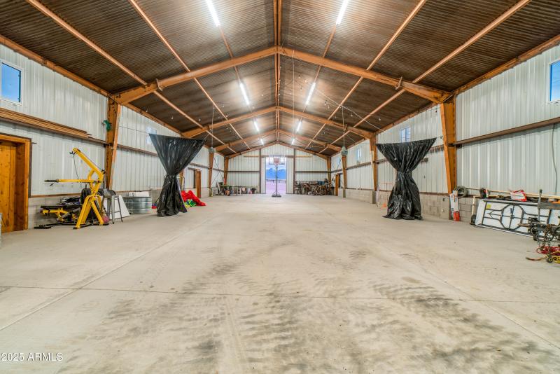 Interior of center barn