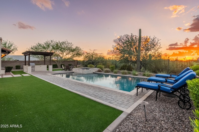 Sparkling pool