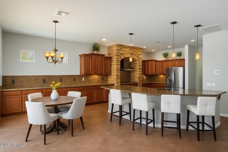 Staged Kitchen