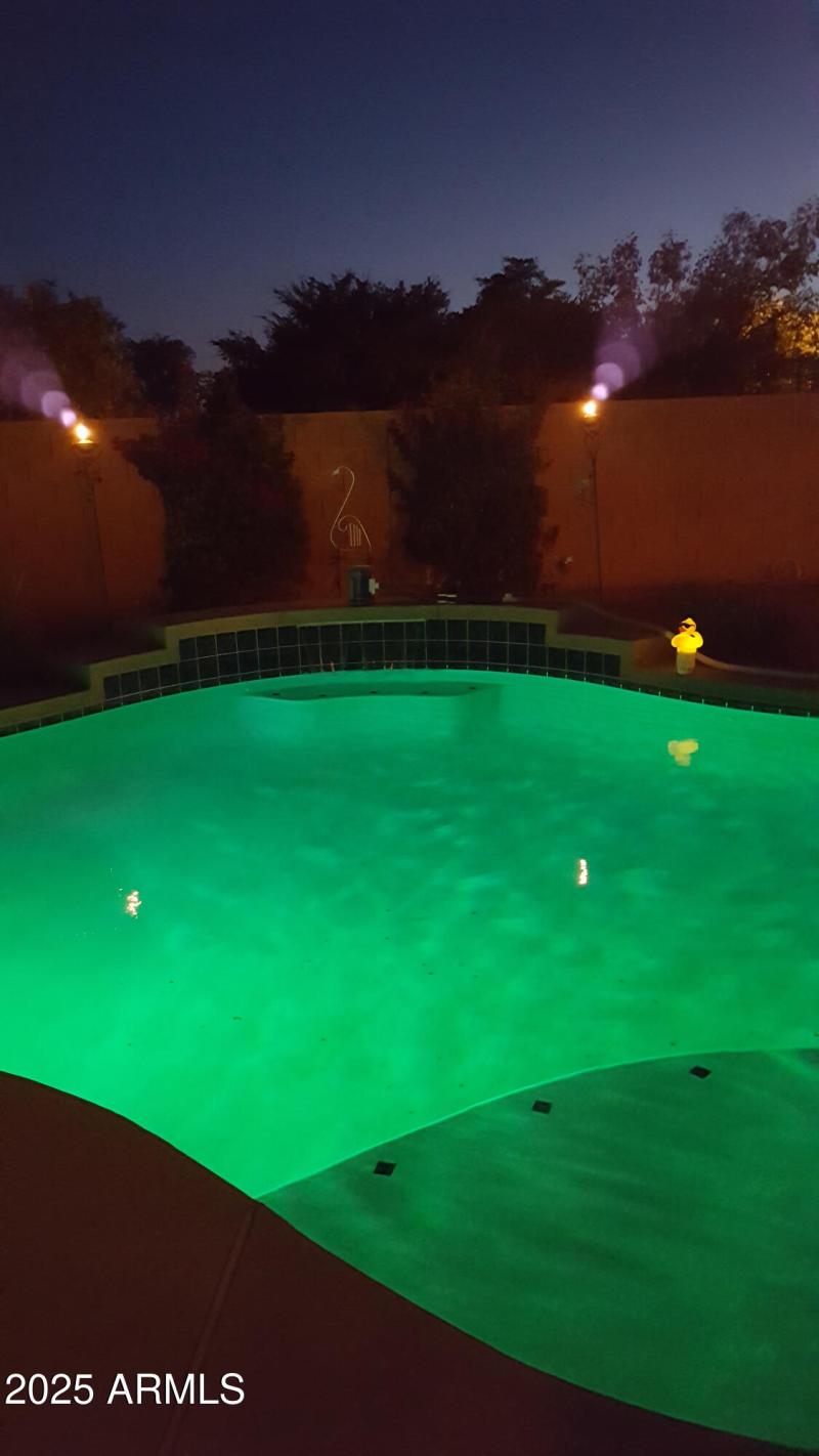 Remote controlled pool light
