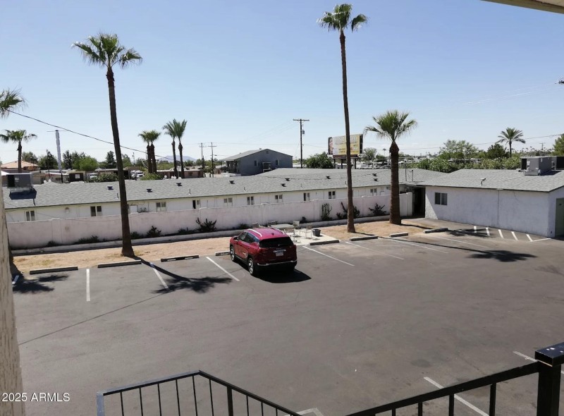 Pic 3 North Parking lot looking south