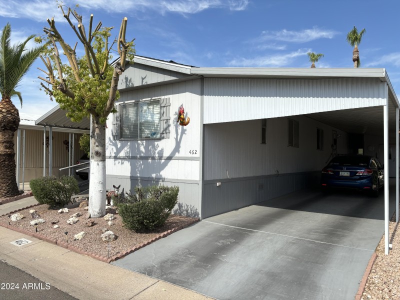 Front view carport