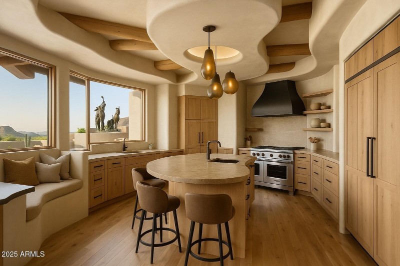 Virtually Staged Kitchen