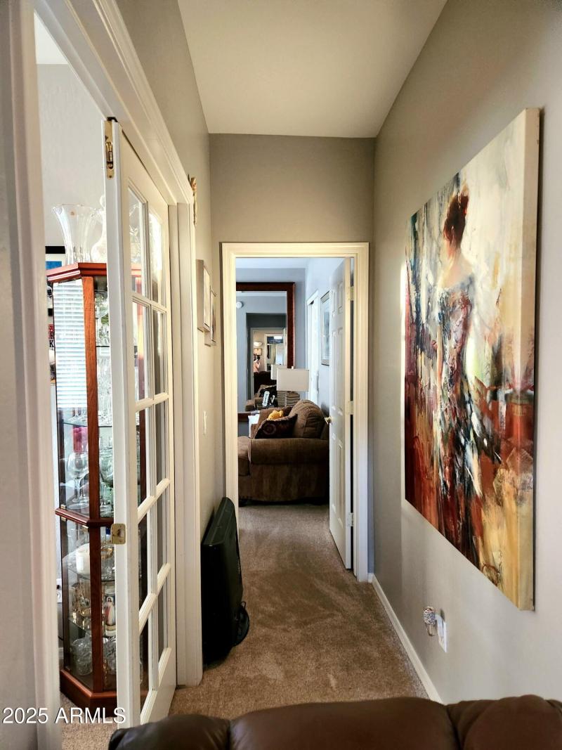 Hall Way viewing Bedroom 2 at end