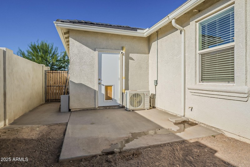 Entry Door into Garage