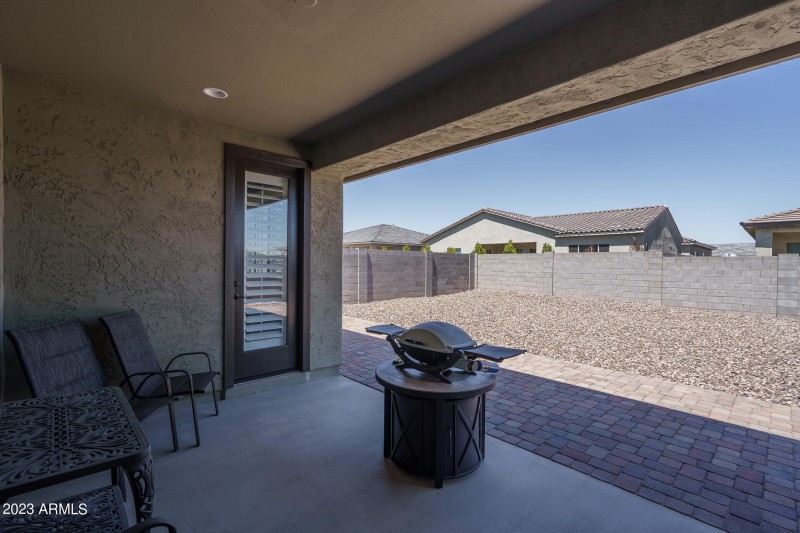 21) BACK PATIO