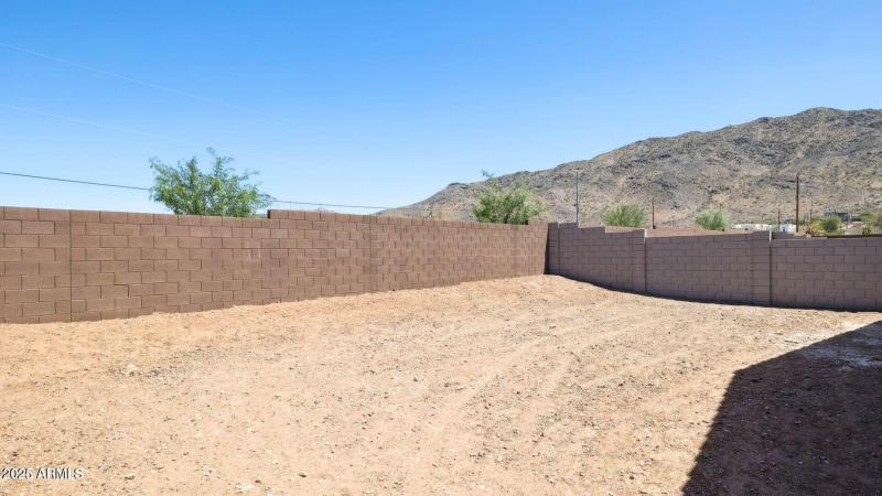 Lot 6 backyard views