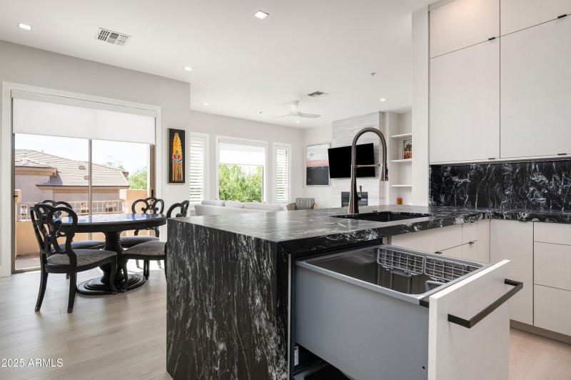 Custom Built-In Dishwasher Drawers