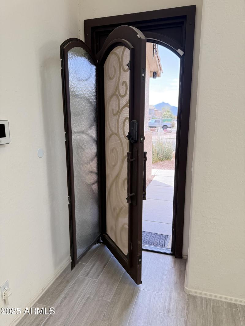 Massive-Steel Decorative Security Front