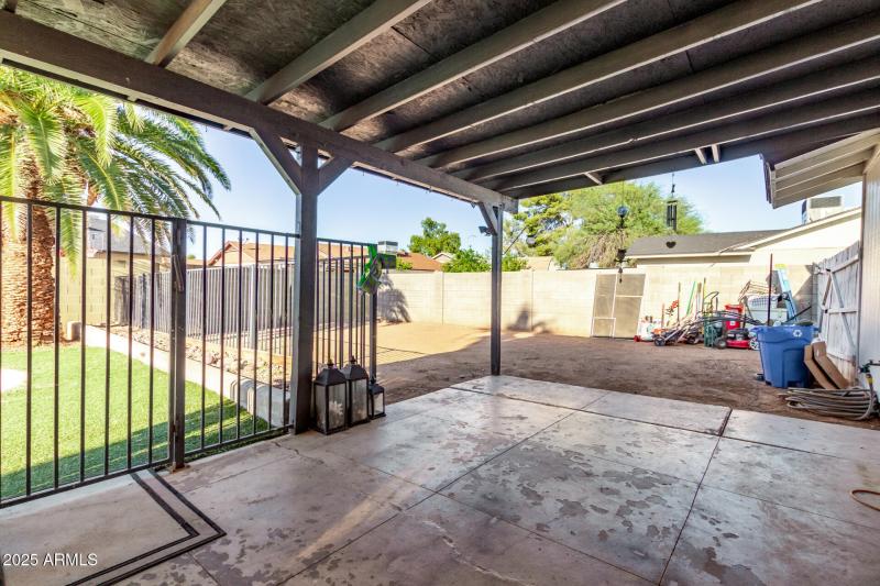 Large Yard with Fenced Pool Area