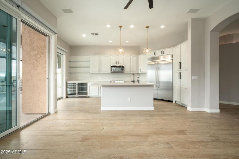 Dining view to Kitchen