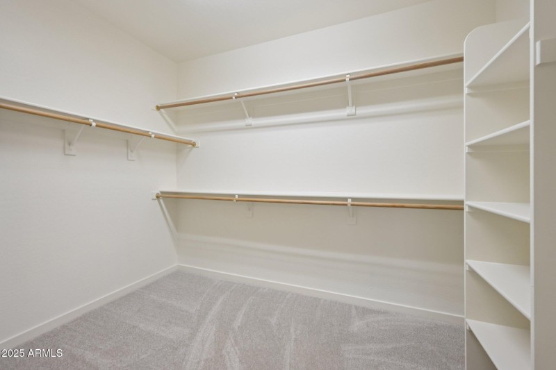 Primary closet