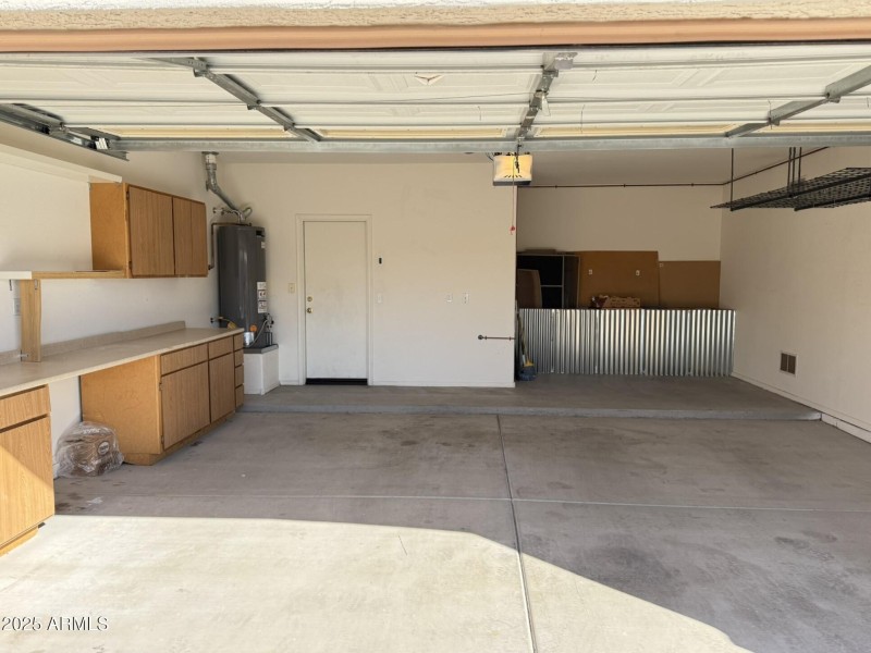 2 Car Garage with Work Space & Golf Cart