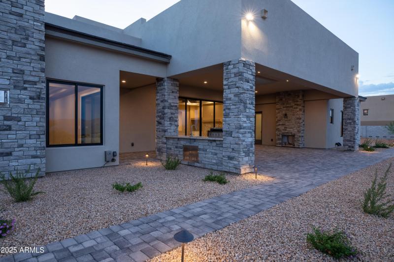 Expansive Back Patio